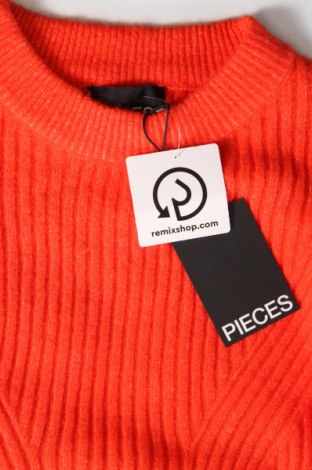 Γυναικείο πουλόβερ Pieces, Μέγεθος M, Χρώμα Πορτοκαλί, Τιμή 10,30 €