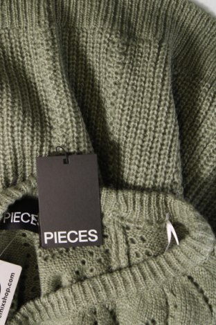 Damski sweter Pieces, Rozmiar L, Kolor Zielony, Cena 50,38 zł