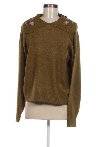 Γυναικείο πουλόβερ Pieces, Μέγεθος XL, Χρώμα Πράσινο, Τιμή 8,35 €