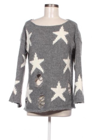 Дамски пуловер Please, Размер M, Цвят Сив, Цена 11,88 лв.