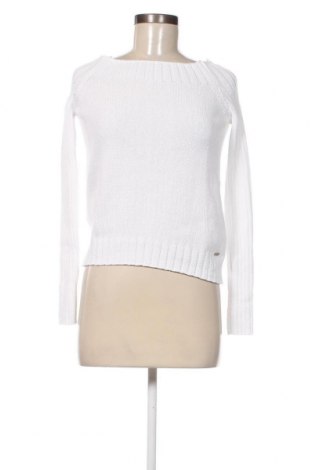 Дамски пуловер Pull&Bear, Размер L, Цвят Бял, Цена 46,00 лв.