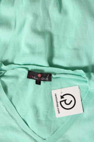Дамски пуловер Pull Love, Размер L, Цвят Зелен, Цена 8,70 лв.