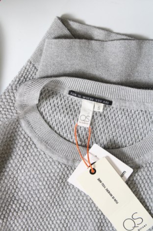 Дамски пуловер Q/S by S.Oliver, Размер S, Цвят Сребрист, Цена 87,00 лв.