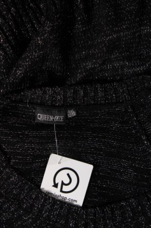 Дамски пуловер Queen-Size, Размер 4XL, Цвят Черен, Цена 16,24 лв.
