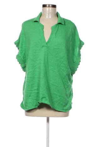 Дамски пуловер Rich & Royal, Размер L, Цвят Зелен, Цена 37,40 лв.
