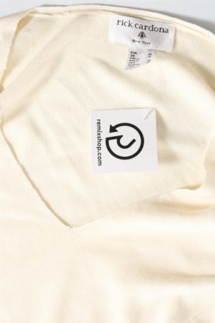 Γυναικείο πουλόβερ Rick Cardona, Μέγεθος M, Χρώμα Εκρού, Τιμή 8,97 €