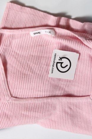 Γυναικείο πουλόβερ Sinsay, Μέγεθος XL, Χρώμα Ρόζ , Τιμή 17,94 €