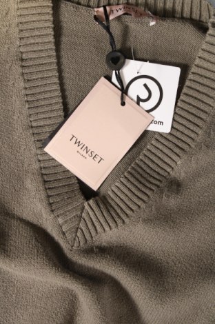 Дамски пуловер TWINSET, Размер S, Цвят Зелен, Цена 143,50 лв.