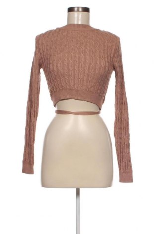 Дамски пуловер Tally Weijl, Размер XS, Цвят Кафяв, Цена 4,35 лв.