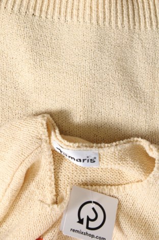 Дамски пуловер Tamaris, Размер M, Цвят Екрю, Цена 6,52 лв.