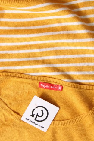 Дамски пуловер Tissaia, Размер XL, Цвят Жълт, Цена 29,00 лв.