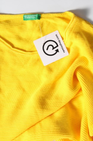 Γυναικείο πουλόβερ United Colors Of Benetton, Μέγεθος XL, Χρώμα Κίτρινο, Τιμή 9,69 €