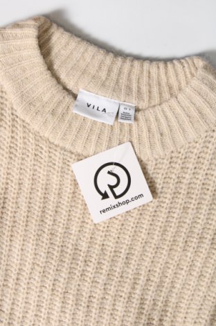 Дамски пуловер VILA, Размер S, Цвят Бежов, Цена 16,74 лв.