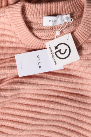 Дамски пуловер VILA, Размер L, Цвят Розов, Цена 14,04 лв.