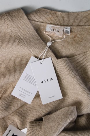 Дамски пуловер VILA, Размер M, Цвят Бежов, Цена 24,30 лв.