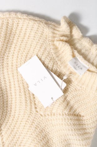 Дамски пуловер VILA, Размер S, Цвят Бежов, Цена 24,30 лв.