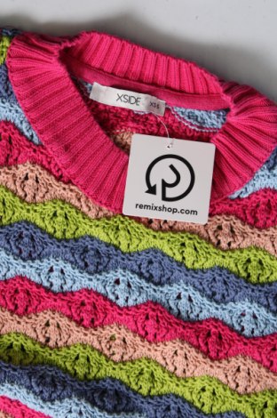 Γυναικείο πουλόβερ Xside, Μέγεθος XS, Χρώμα Πολύχρωμο, Τιμή 2,67 €