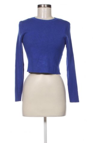 Дамски пуловер Zara, Размер XL, Цвят Син, Цена 32,62 лв.
