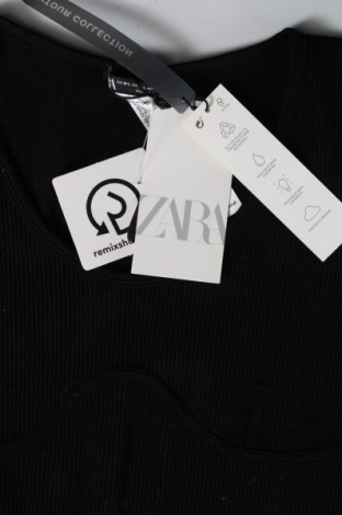 Дамски пуловер Zara, Размер M, Цвят Черен, Цена 11,34 лв.