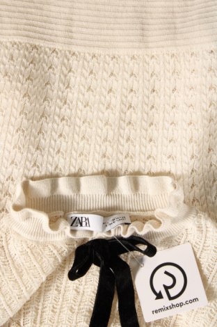 Γυναικείο πουλόβερ Zara, Μέγεθος M, Χρώμα Εκρού, Τιμή 12,37 €