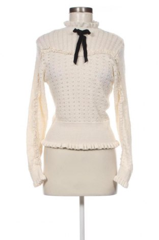 Pulover de femei Zara, Mărime M, Culoare Ecru, Preț 65,79 Lei