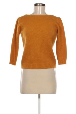 Дамски пуловер Zara Knitwear, Размер S, Цвят Жълт, Цена 9,00 лв.