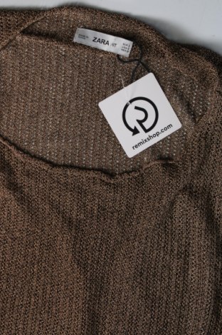 Γυναικείο πουλόβερ Zara Knitwear, Μέγεθος S, Χρώμα Καφέ, Τιμή 12,37 €
