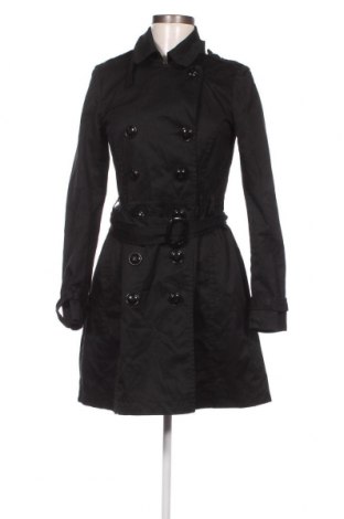 Damen Trench Coat H&M Divided, Größe S, Farbe Schwarz, Preis € 52,19
