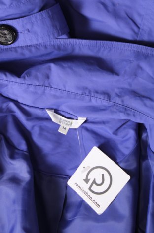 Damen Trench Coat Marks & Spencer, Größe L, Farbe Blau, Preis € 20,18