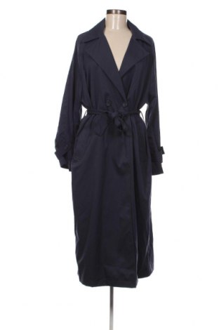 Damen Trenchcoat ONLY Carmakoma, Größe L, Farbe Blau, Preis 17,14 €