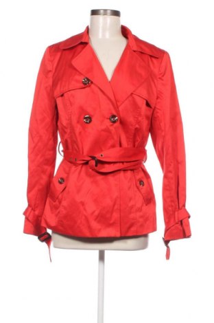 Damen Trenchcoat Orsay, Größe M, Farbe Rot, Preis 7,83 €