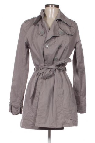 Damen Trench Coat VILA, Größe S, Farbe Grau, Preis € 8,14