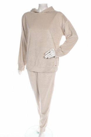 Damen Trainingsanzug Lascana, Größe M, Farbe Beige, Preis 22,27 €
