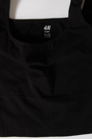 Дамски спортен топ H&M Sport, Размер M, Цвят Черен, Цена 15,00 лв.