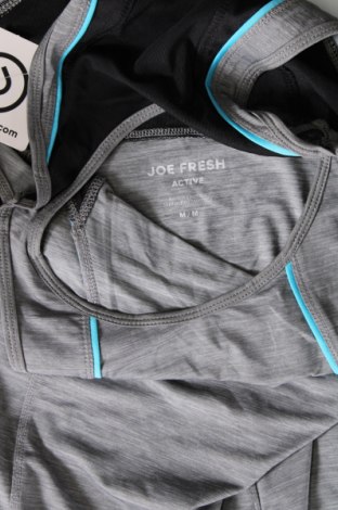 Γυναίκειο αθλητικό τοπ Joe Fresh, Μέγεθος M, Χρώμα Γκρί, Τιμή 3,90 €