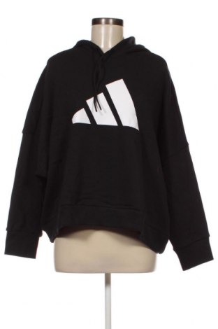 Γυναικείο φούτερ Adidas, Μέγεθος 3XL, Χρώμα Μαύρο, Τιμή 40,49 €