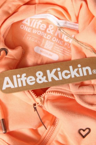 Дамски суичър Alife And Kickin, Размер M, Цвят Оранжев, Цена 39,15 лв.