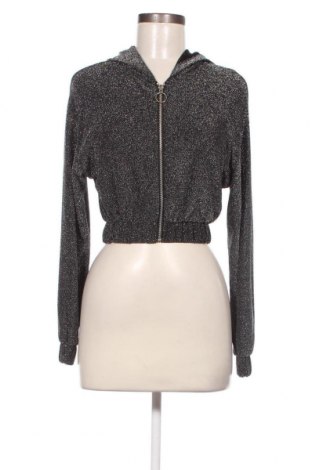 Damen Sweatshirt Bershka, Größe S, Farbe Schwarz, Preis 12,79 €