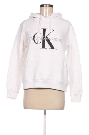 Γυναικείο φούτερ Calvin Klein Jeans, Μέγεθος M, Χρώμα Λευκό, Τιμή 46,39 €