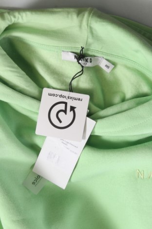 Γυναικείο φούτερ NA-KD, Μέγεθος XXS, Χρώμα Πράσινο, Τιμή 11,21 €