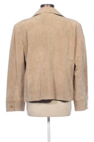 Dámska kožená bunda , Veľkosť L, Farba Béžová, Cena  17,90 €