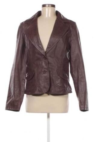 Dámska kožená bunda , Veľkosť L, Farba Hnedá, Cena  17,95 €