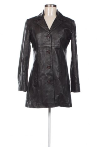 Γυναικείο δερμάτινο μπουφάν, Μέγεθος M, Χρώμα Μαύρο, Τιμή 37,76 €