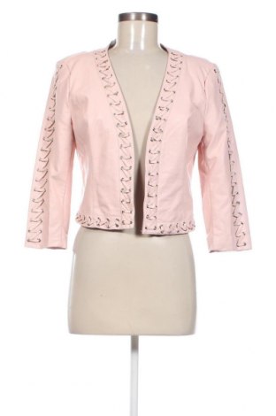 Damen Lederjacke, Größe M, Farbe Rosa, Preis 29,30 €