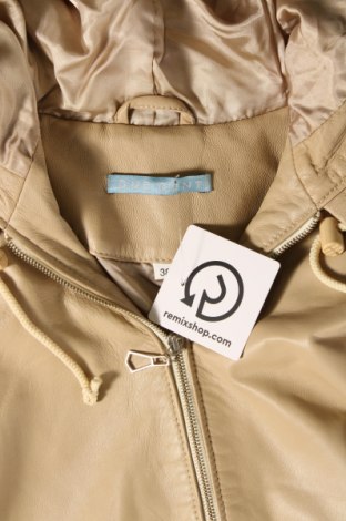 Dámska kožená bunda , Veľkosť M, Farba Kremová, Cena  4,50 €