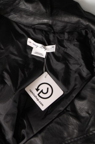 Γυναικείο δερμάτινο μπουφάν, Μέγεθος XL, Χρώμα Μαύρο, Τιμή 25,16 €