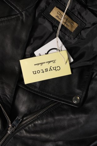 Dámska kožená bunda  Chyston, Veľkosť L, Farba Čierna, Cena  146,89 €