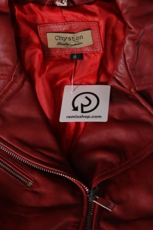 Dámska kožená bunda  Chyston, Veľkosť M, Farba Červená, Cena  154,36 €