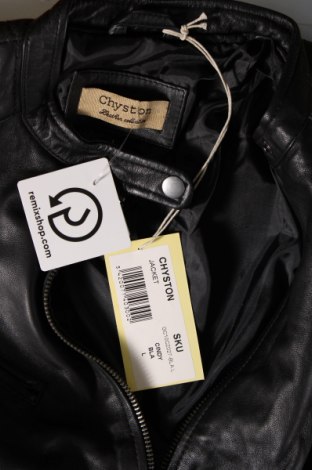 Dámska kožená bunda  Chyston, Veľkosť L, Farba Čierna, Cena  211,62 €