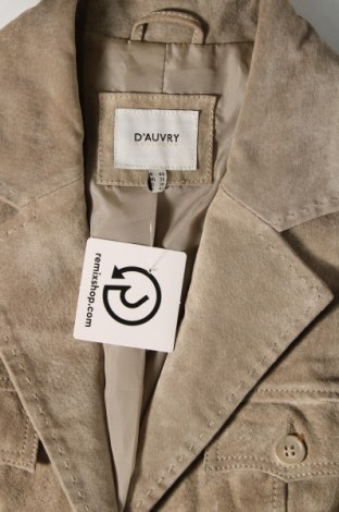 Dámska kožená bunda  D'Auvry, Veľkosť M, Farba Béžová, Cena  16,77 €